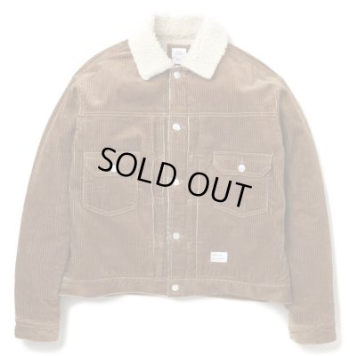 画像1: ☆60%OFF☆ BEDWIN & THE HEARTBREAKERS＜ベドウィン＞/2ND TYPE CORDUROY BOA JACKET  ‘SHAUN’（コーデュロイボアジャケット）/ベージュ (1)