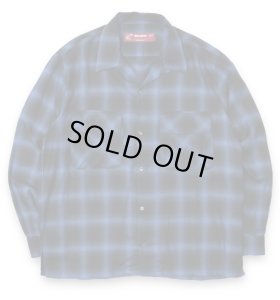 OMBRE CHECK L/S SHIRT ＜23SS＞ オープンカラーシャツ-ハイドアンド