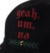 SON OF THE CHEESE / Flower cross stitch Cap