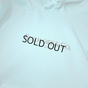 FuckOff_Hoodie(tiffany_blue)刺繍VER スウェットパーカー-シカリオ