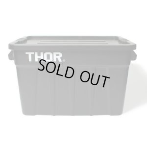 WACKO MARIA ＜ワコマリア＞ / THOR / LARGE TOTES WITH LID 75L（ソー ダブルネーム コンテナ） / ブラック