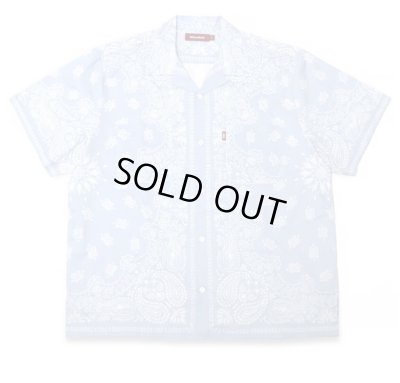 HIDE AND SEEK / Bandana Pattern S/S Shirt(24ss)