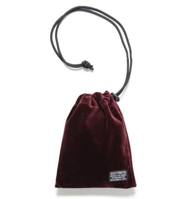 WACKO MARIA / VELVET DRAWSTRING BAG