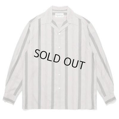 WACKO MARIA / STRIPED OPEN COLLAR SHIRT