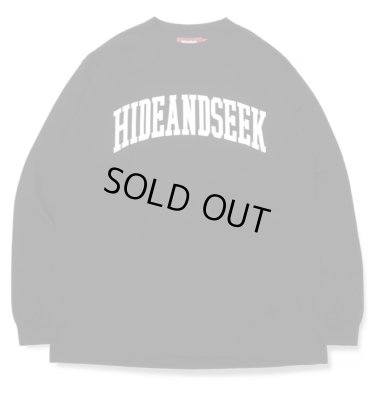 HIDE AND SEEK / College L/S Tee(24aw) BigSilhouette