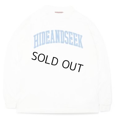 HIDE AND SEEK / College L/S Tee(24aw) BigSilhouette