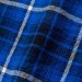 RATS / COTTON FLANNEL BLUE CHECK SHIRT