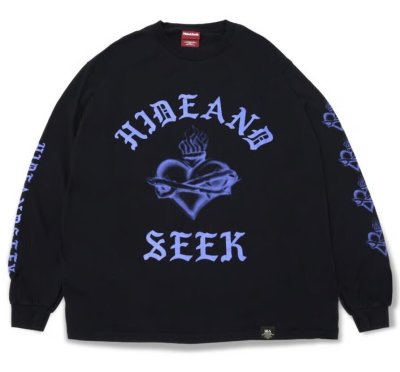 HIDE AND SEEK / Heart L/S Tee(Front)