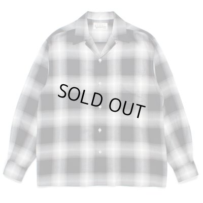 WACKO MARIA / CHECK OPEN COLLAR SHIRT