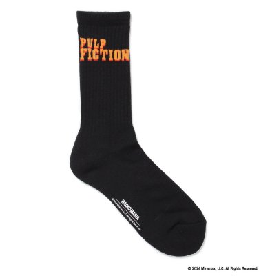 WACKO MARIA / PULP FICTION / LOGO JACQUARD SOCKS