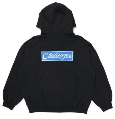 CHALLENGER / BAR LOGO ZIP HOODIE