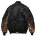 WACKO MARIA / LEOPARD FAUX FUR MA-1 FLIGHT JACKET