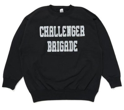 CHALLENGER / COLLEGE LOGO C/N SWEAT