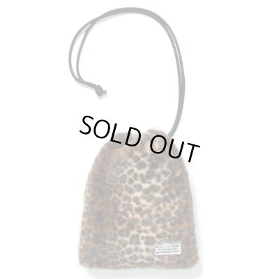 WACKO MARIA / LEOPARD FUR DRAWSTRING BAG