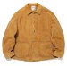 BOW WOW / WOVEN SUEDE COVERALL