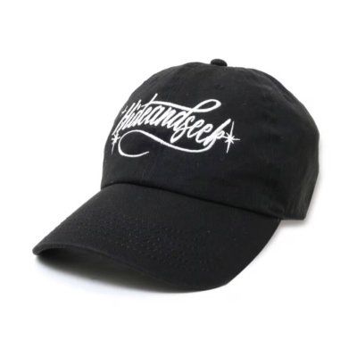 HIDE AND SEEK / Cursive Logo Baseball Cap