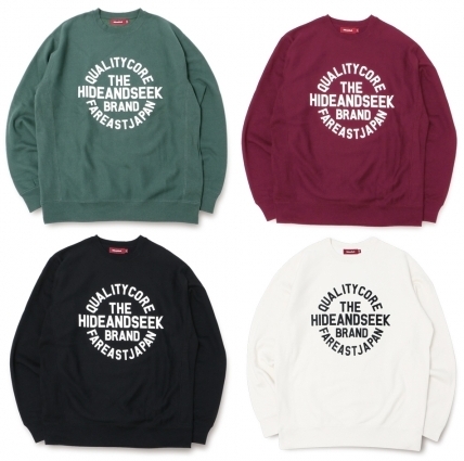 Circle Logo Sweat Shirt aw クルーネックスウェット ハイドアンドシーク 通販 Hide And Seek 店舗 Sowld