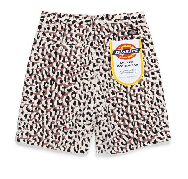 DICKIES / LEOPARD PLEATED SHORT TROUSERS ディッキーズ ダブルネーム ...