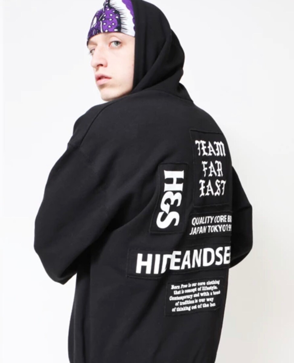 PATCH SWEAT HOODED スウェットパーカー-ハイドアンドシーク 通販 HIDE