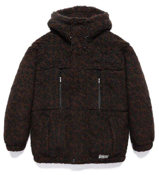 LEOPARD BOA FLEECE HOODED JACKET ボアフリースジャケット-ワコマリア