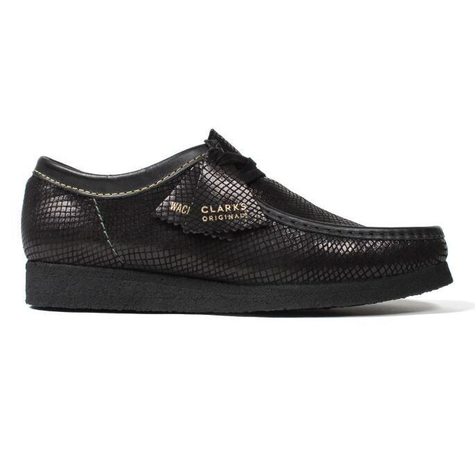 CLARKS ORIGINALS / SNAKE EMBOSSED LEATHER WALLABEE クラークス ...