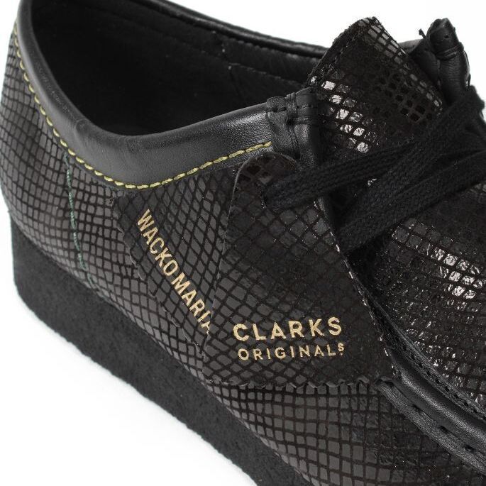 CLARKS ORIGINALS / SNAKE EMBOSSED LEATHER WALLABEE クラークス 