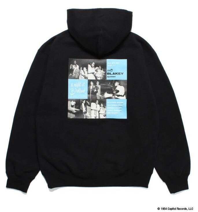 BLUE NOTE / MIDDLE WEIGHT PULL OVER HOODED SWEAT SHIRT (TYPE